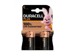 זוג  סוללות C מתוצרת DURACELL אלקליין