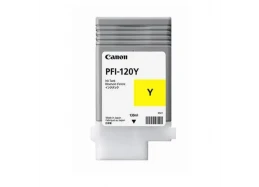 דיו לפלוטר PFI-120Y CANON צהוב 130 מ