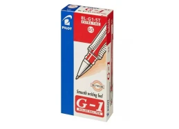 עט ג'ל 0.5 G1 פיילוט אדום +מכסה