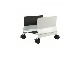 מעמד אנכי למחשב מתכת עם גלגלים