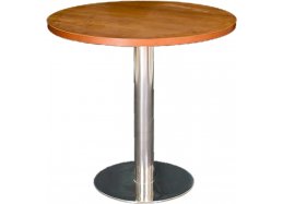 שולחן עגול רגל פיצה קוטר 60