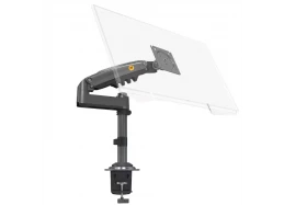 זרוע שולחנית דו מפרקית ארגונומית למסך מחשב עד 30″