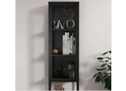 ויטרינה מעוצבת שחורה דגם לין-LIGNE 