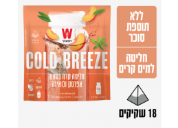 תה חליטה קרה בטעם אפרסק לואיזה