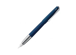 עט נובע יוקרתי LAMY בגימור כחול אימפרייאל studio Imperial blue עובי הציפורן F