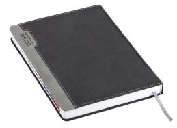 יומן יומי תבור כריכה קשה 21*27 שחור