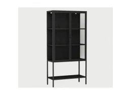 ויטרינת מתכת שחור בעיצוב מודרני PALERMO