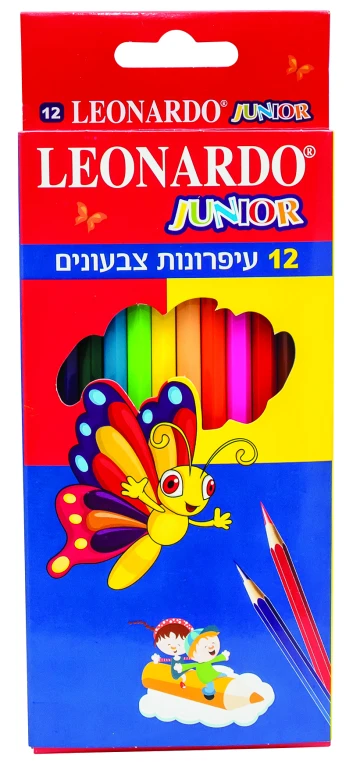 עפרונות צבעוניים 1/12 לאונרדו