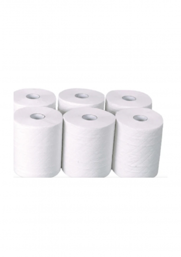 נייר מגבת קונטרול דו שיכבתי טישו 1/6 לבן כ 4 קילו 