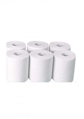 נייר מגבת קונטרול דו שיכבתי טישו 1/6 לבן כ 4 קילו 