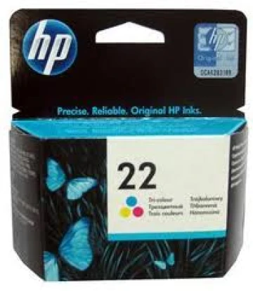 ראש דיו צבעוני HP 22 מקורי