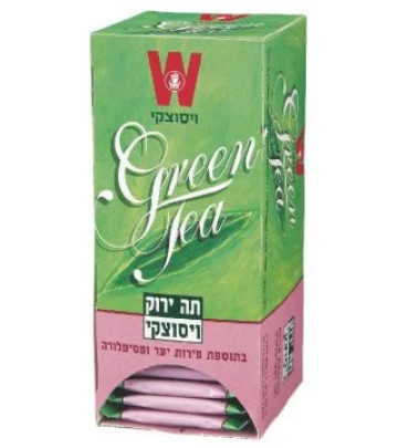 תה ויסוצקי ירוק פירות יער תה ויסוצקי ירוק פירות יער