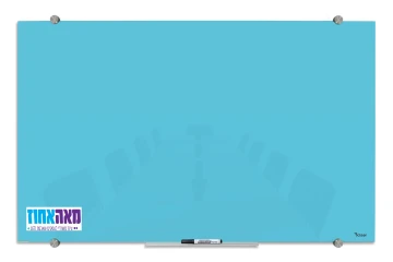 לוח מחיק מגנטי 130*80 זכוכית תכלת Bclear לוח מחיק מגנטי 130*80 זכוכית תכלת Bclear