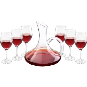 מארז 7 כוסות זכוכית ליין