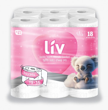 נייר טואלט גליל כפול