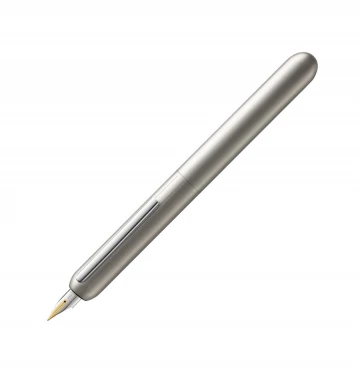 עט נובע יוקרתי LAMY כסוף Dialog Palladium עובי ציפורן M מזהב