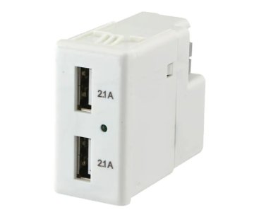 מטען קיר לאייפון מאושר USB 2A +כבל לבן