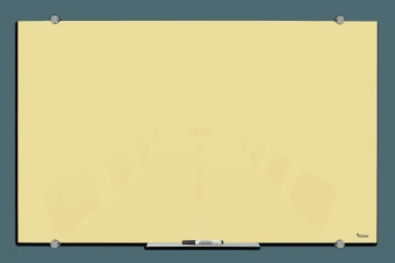 לוח מחיק מגנטי 130*80 זכוכית חרדל Bclear לוח מחיק מגנטי 130*80 זכוכית חרדל Bclear