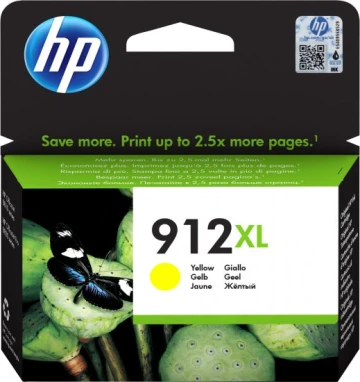 ראש דיו HP 912XL מקורי צהוב