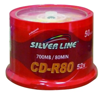 מארז דיסקים 50 יחידות CD-R 80 מארז דיסקים 50 יחידות CD-R 80