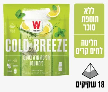 תה חליטה קרה בטעם לימונענע