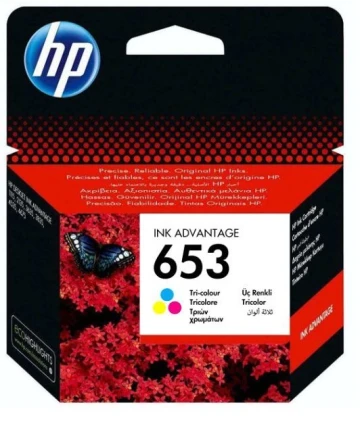 ראש דיו HP 653 מקורי צבעוני ראש דיו HP 653 מקורי צבעוני
