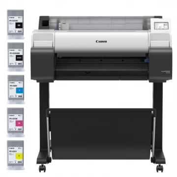 בנדל פלוטר + סט 5 דיו IMAGEPROGRAF TM-240