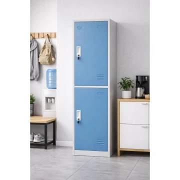 ארון לוקר מתכת עם 2 תאים