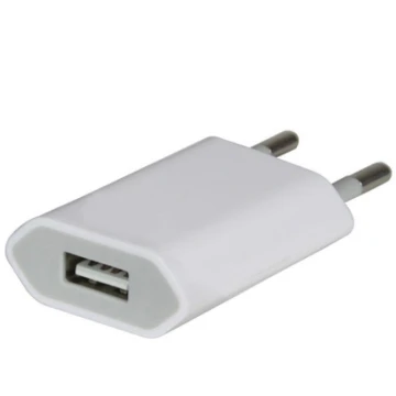 מטען קיר לאייפון מאושר USB 2A +כבל לבן מטען קיר לאייפון מאושר USB 2A +כבל לבן