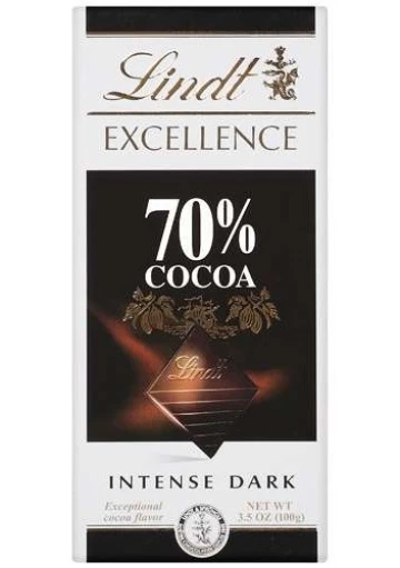 שוקולד לינדט מריר 70% 100 גרם