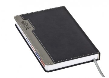 יומן יומי כריכה קשה 14*21 שחור-A5