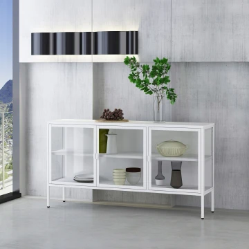 ויטרינה מעוצבת לבית דגם אסנס-ESSENCE לבן