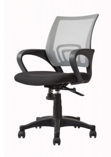 כסא משרדי דגם לימור גב רשת אפור