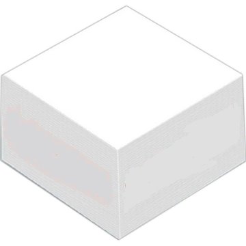 מזכרית 76*76 לבנה