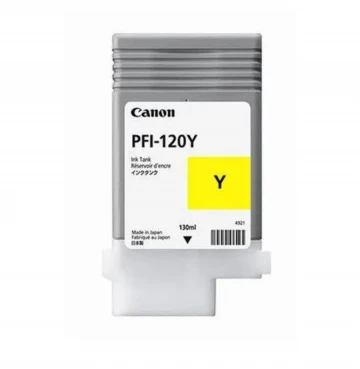 דיו לפלוטר PFI-120Y CANON צהוב 130 מ