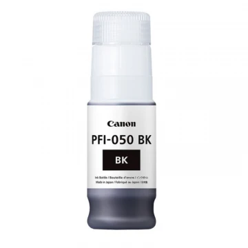דיו לפלוטר PFI-050BK  CANON שחור 70 מ