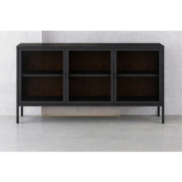 מזנון מתכת בעיצוב מודרני שחור ESSENCE