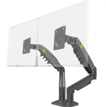 מתקן שולחני דו מפרקי ל2 מסכי מחשב עד “32  , F-160