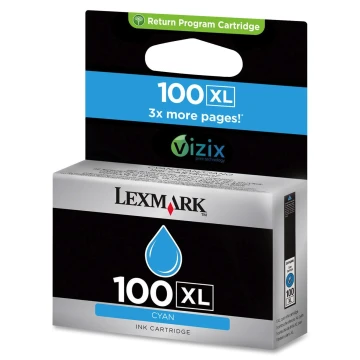 ראש דיו לקסמרק 100XL מקורי כחול ראש דיו לקסמרק 100XL מקורי כחול