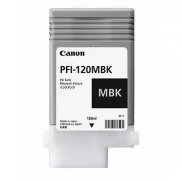 דיו לפלוטר PFI-120 MBK  CANON שחור מט 130 מ