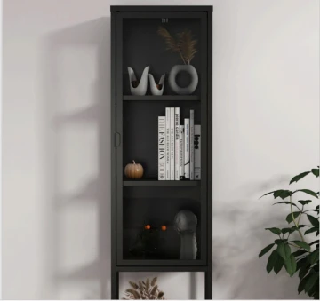 ויטרינה מעוצבת שחורה דגם לין-LIGNE 