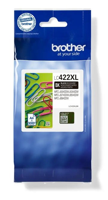 ראש דיו ברדר LC422XL מקורי שחור
