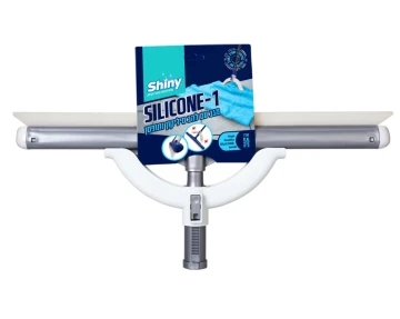 מגב חד להב סיליקון + תופסן 55 ס