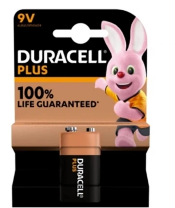 סוללה אלקליין DURACELL 9V