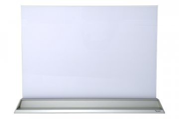 לוח דו צדדי מחיק  זכוכית לבנה 60*46 Bclear