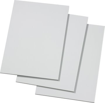 לוח מוקצף (קאפה) לבן 1 ס