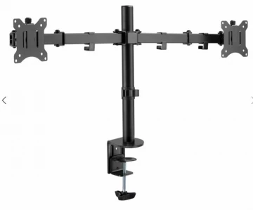 מתקן שולחני דו מפרקי ל2 מסכי מחשב עד 32″ דגם T11
