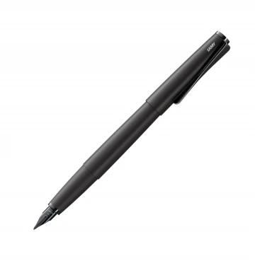 עט נובע יוקרתי LAMY בגימור שחור מלא studio LX-all-black עובי ציפרון  B 