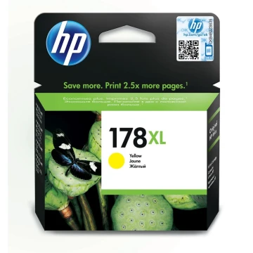 ראש דיו HP 178XL מקורי צהוב