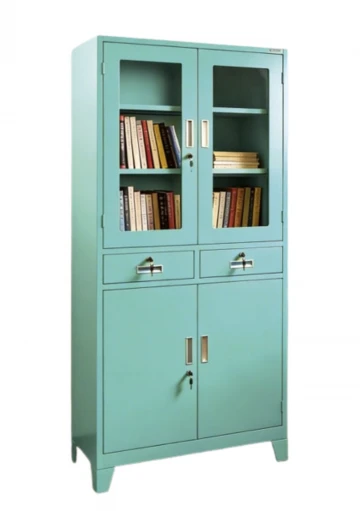 ארון מתכת ונציה ויטרינה מעוצב צבע לבן